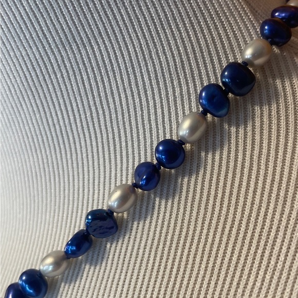 Blue sand dollar necklace - Picture 4 of 11